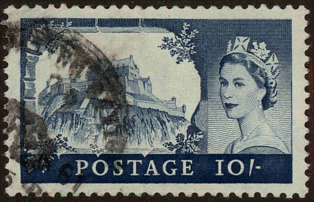 Front view of Great Britain 373 collectors stamp