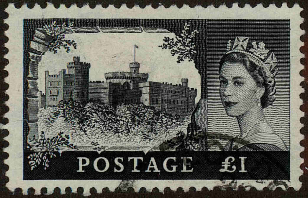 Front view of Great Britain 374 collectors stamp