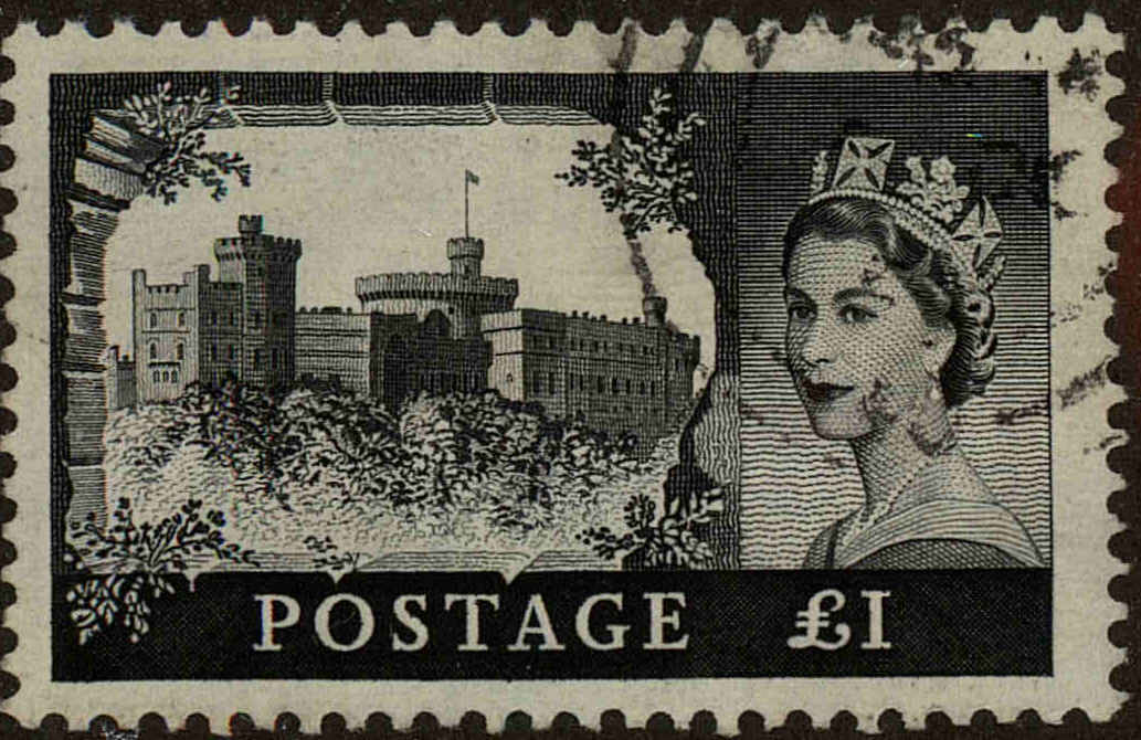 Front view of Great Britain 374 collectors stamp