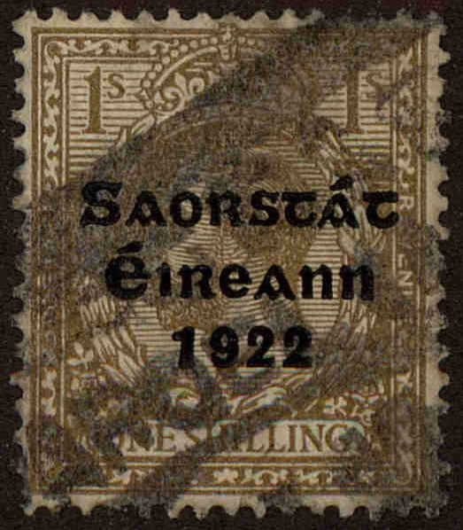 Front view of Ireland 55 collectors stamp