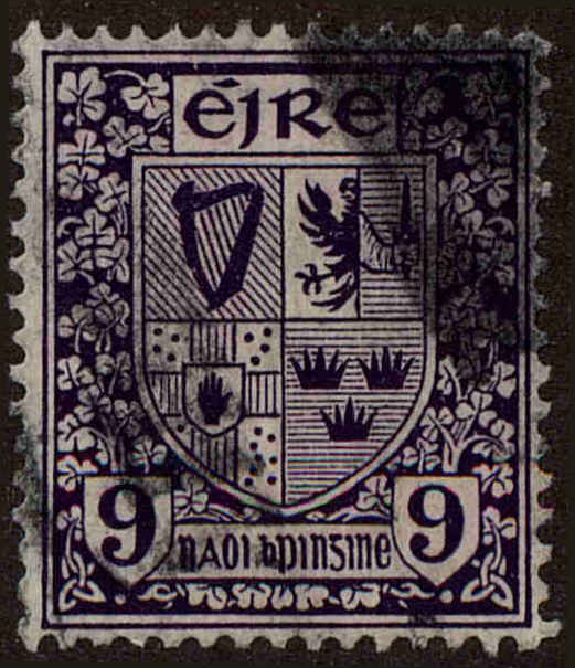 Front view of Ireland 74 collectors stamp