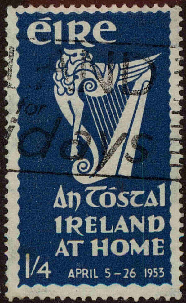 Front view of Ireland 148 collectors stamp