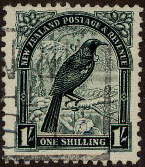 Front view of New Zealand 196 collectors stamp