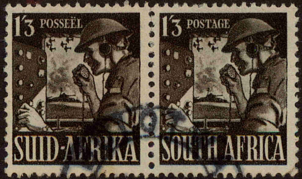 Front view of South Africa 89 collectors stamp