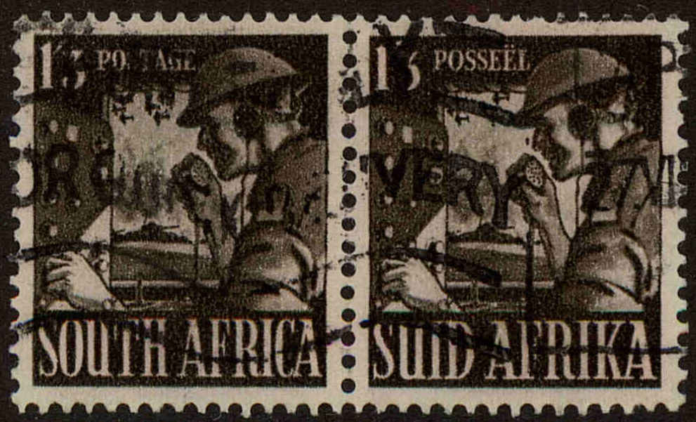Front view of South Africa 89 collectors stamp