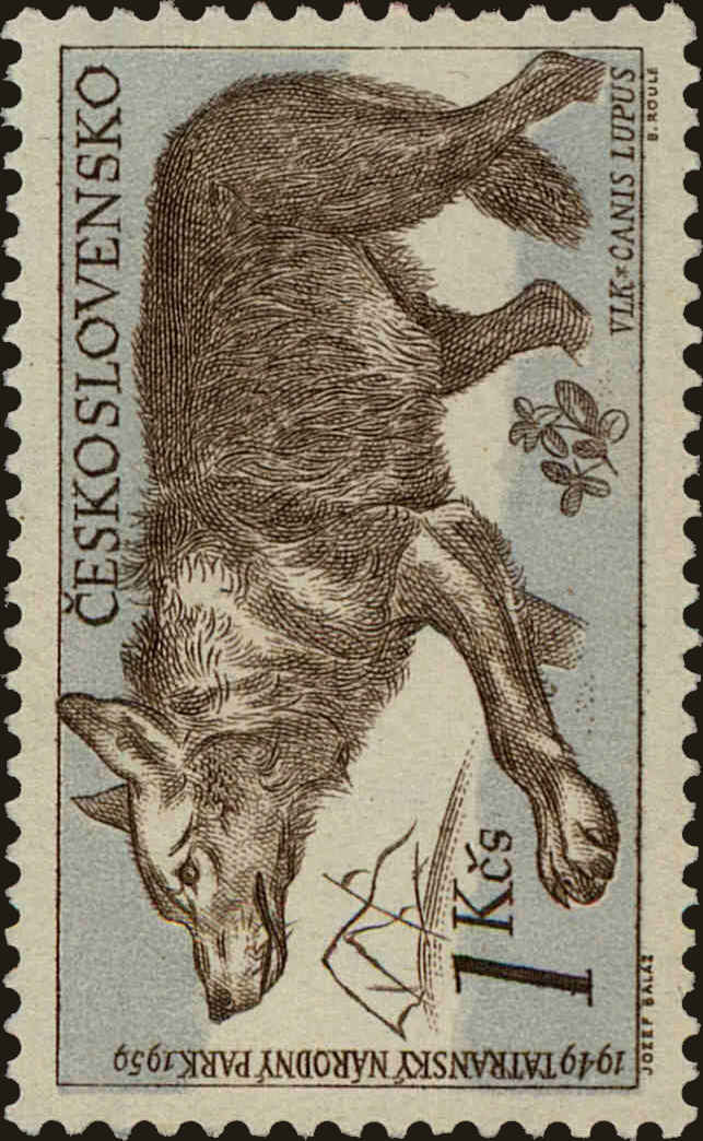 Front view of Czechia 936 collectors stamp