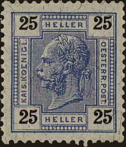 Front view of Austria 99 collectors stamp