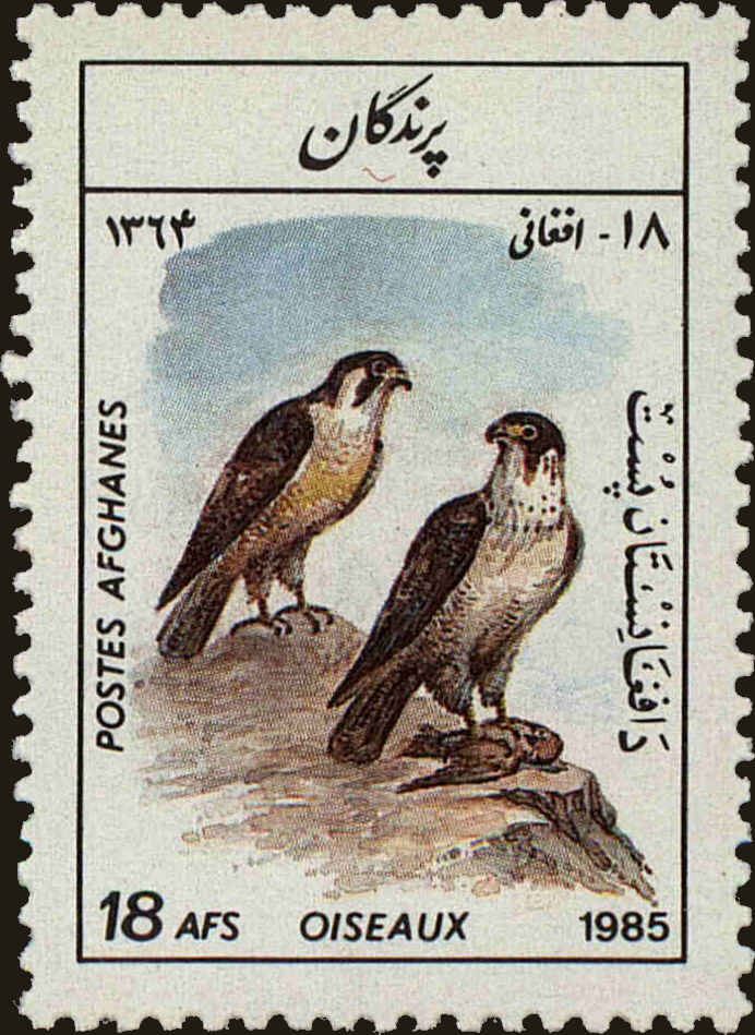 Front view of Afghanistan 1162 collectors stamp