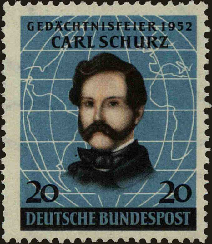 Front view of Germany 691 collectors stamp