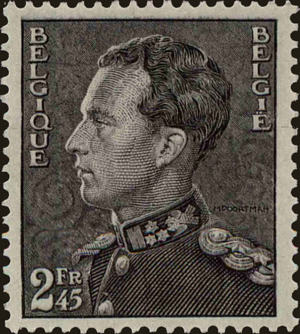 Front view of Belgium 298 collectors stamp