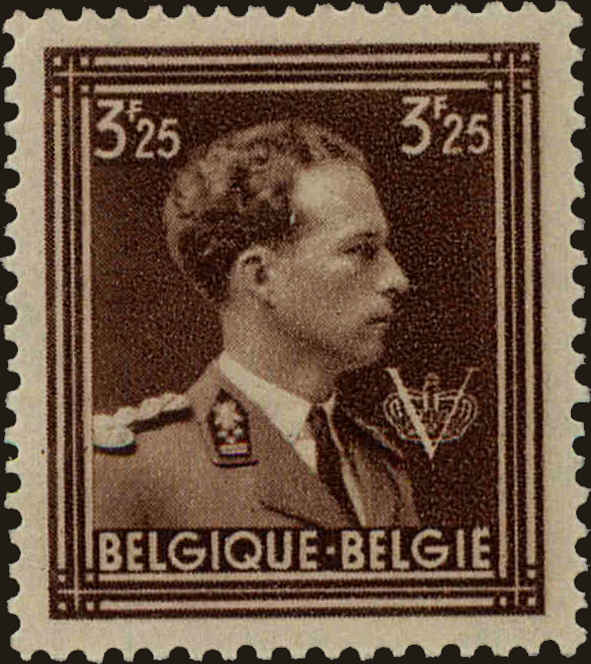 Front view of Belgium 359 collectors stamp