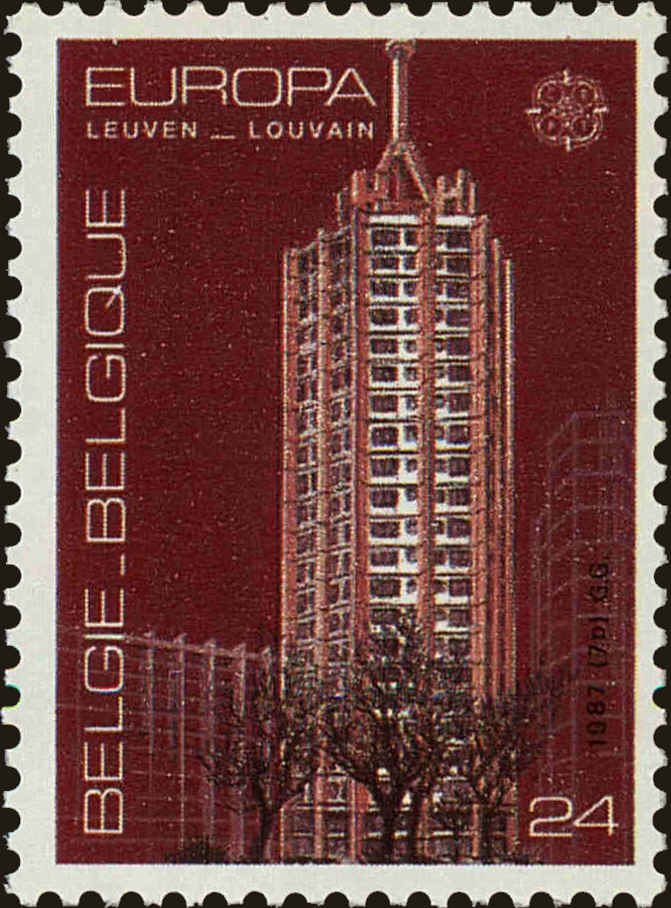 Front view of Belgium 1269 collectors stamp