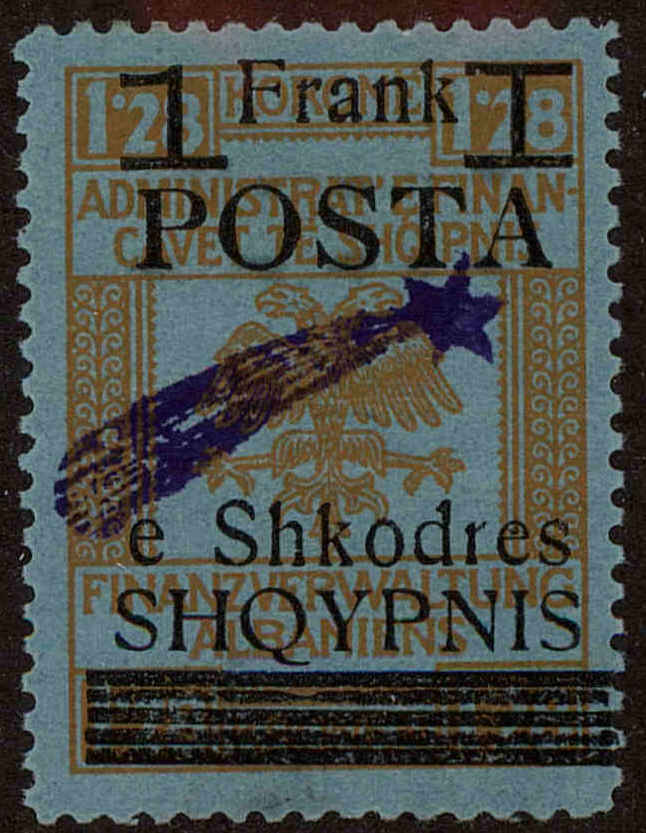 Front view of Albania 104 collectors stamp