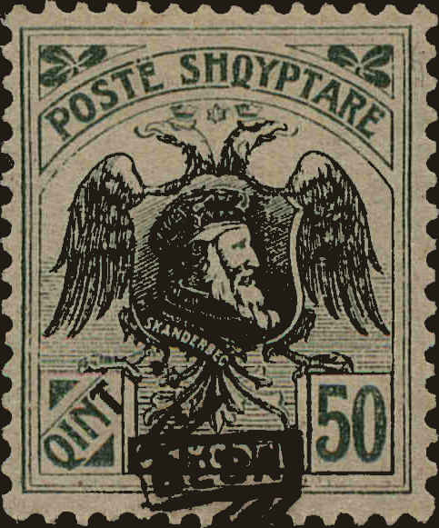 Front view of Albania 139 collectors stamp