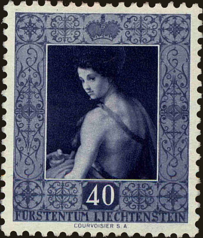 Front view of Liechtenstein 263 collectors stamp