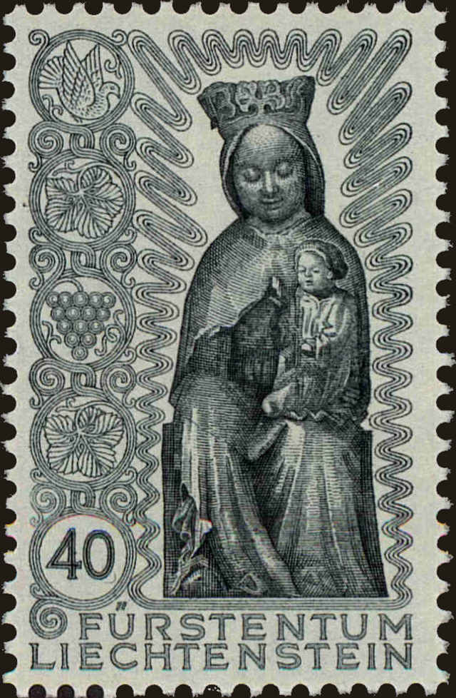 Front view of Liechtenstein 285 collectors stamp