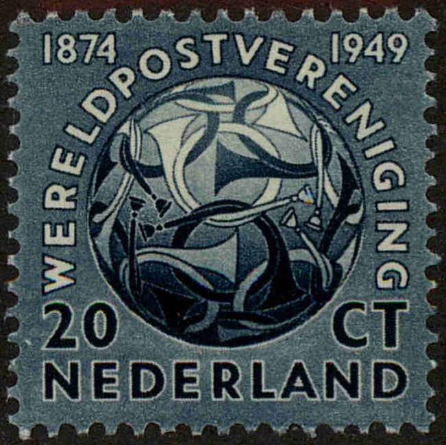 Front view of Netherlands 324 collectors stamp