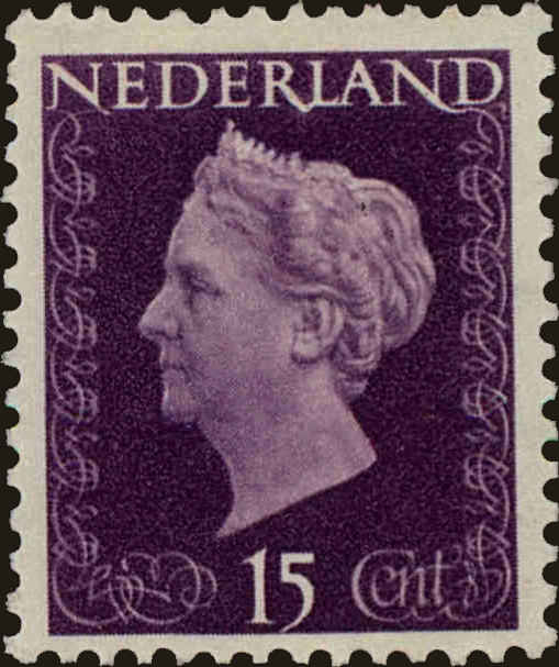 Front view of Netherlands 291 collectors stamp