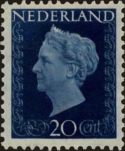 Front view of Netherlands 292 collectors stamp