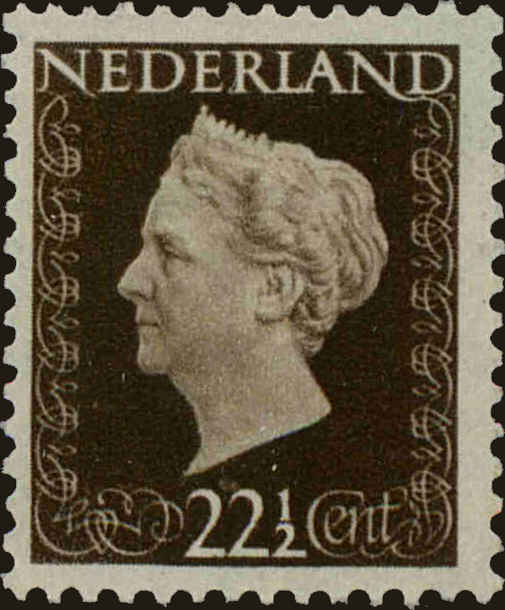 Front view of Netherlands 293 collectors stamp