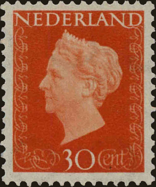 Front view of Netherlands 295 collectors stamp