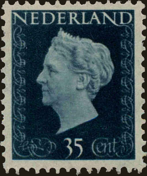 Front view of Netherlands 296 collectors stamp