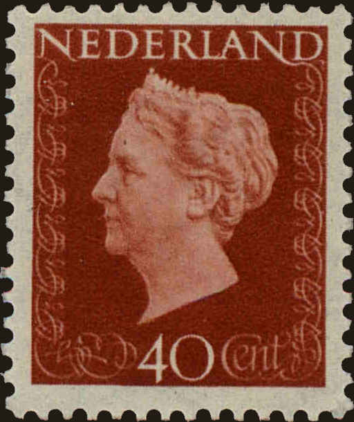 Front view of Netherlands 297 collectors stamp