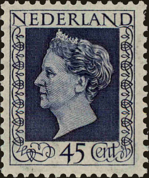 Front view of Netherlands 298 collectors stamp