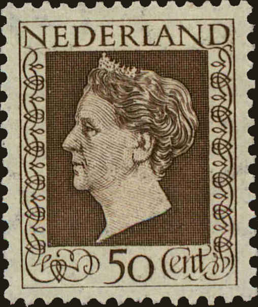 Front view of Netherlands 299 collectors stamp