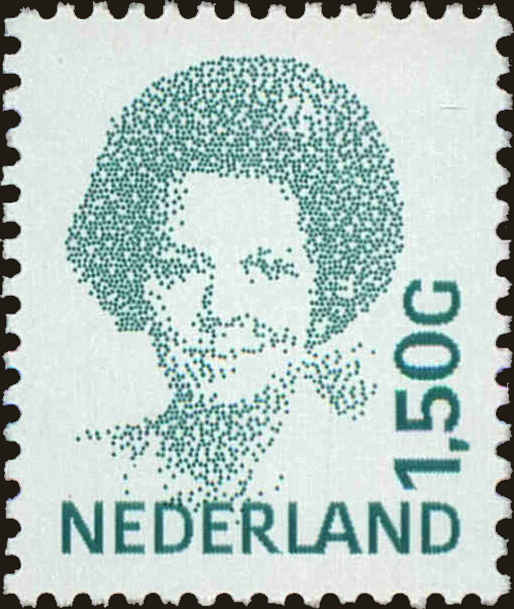 Front view of Netherlands 902 collectors stamp