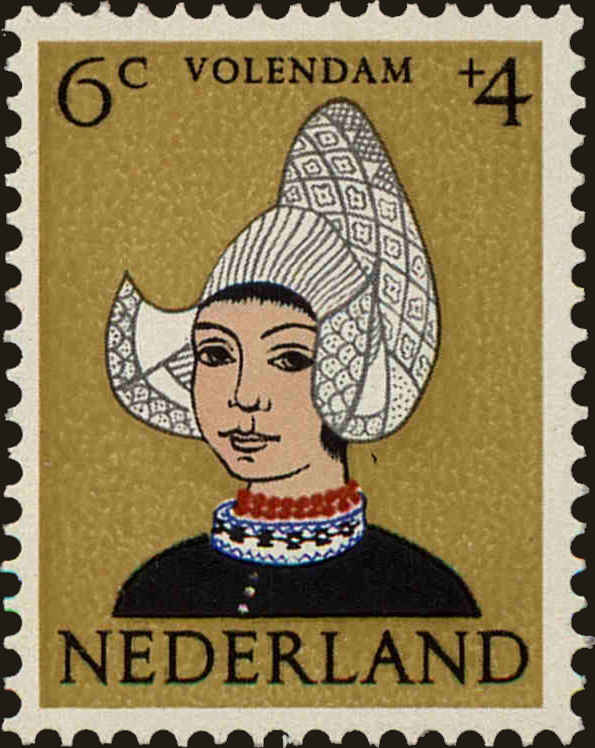 Front view of Netherlands B349 collectors stamp