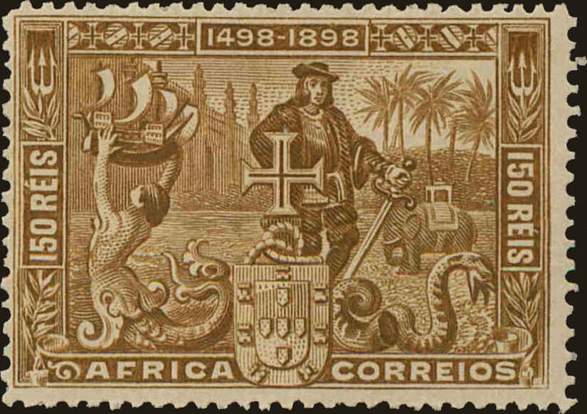 Front view of Portugal 154 collectors stamp