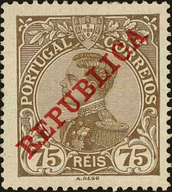 Front view of Portugal 177 collectors stamp