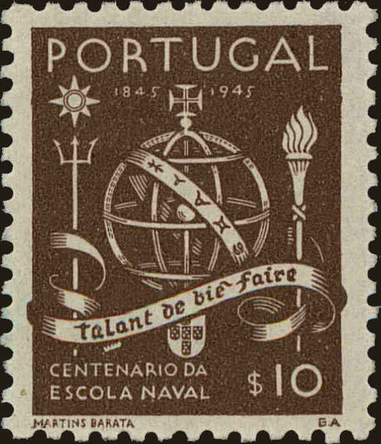 Front view of Portugal 658 collectors stamp