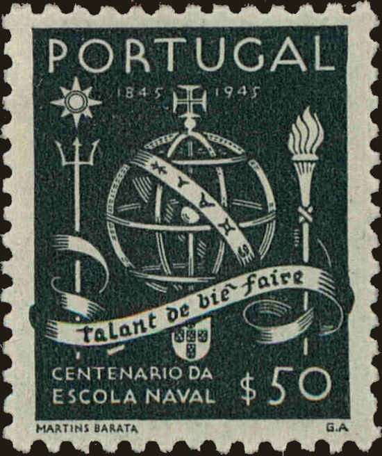 Front view of Portugal 659 collectors stamp