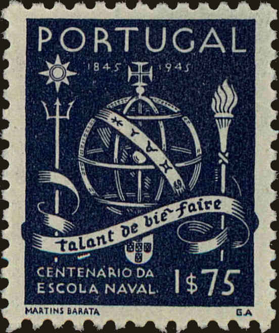 Front view of Portugal 661 collectors stamp