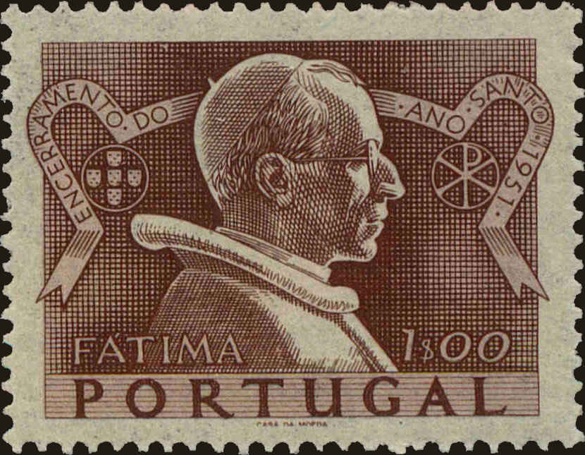 Front view of Portugal 733 collectors stamp