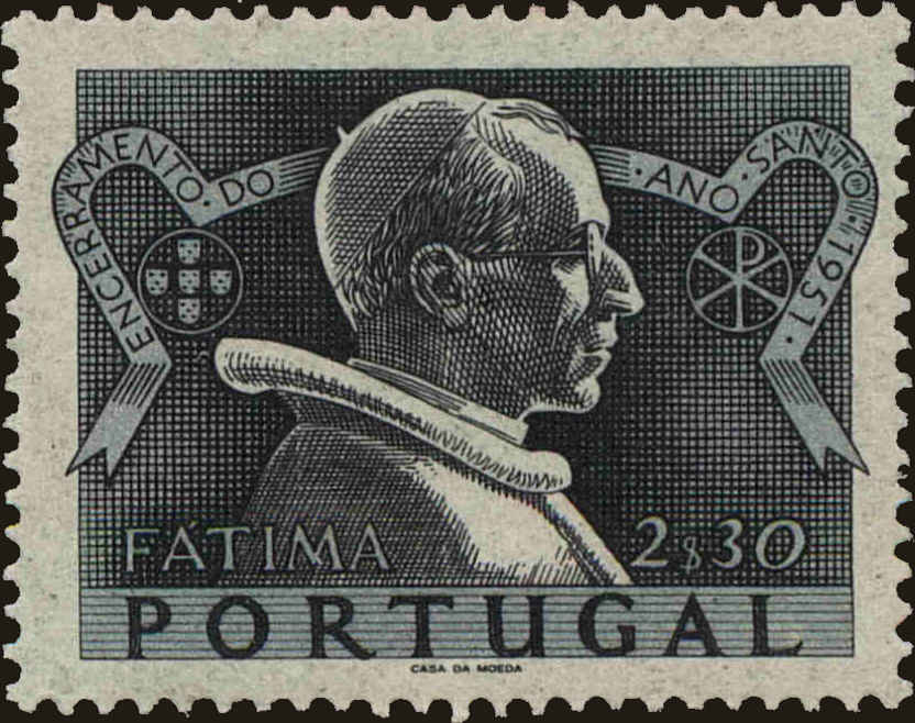 Front view of Portugal 734 collectors stamp