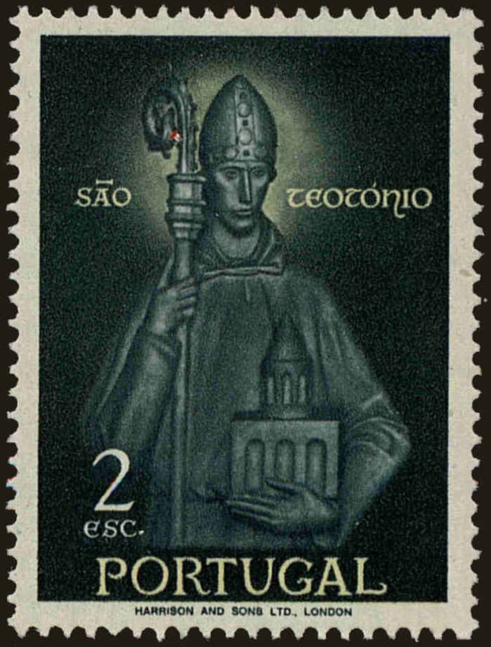 Front view of Portugal 833 collectors stamp