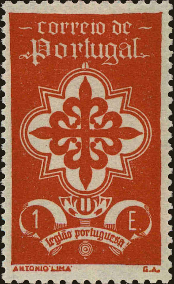 Front view of Portugal 585 collectors stamp