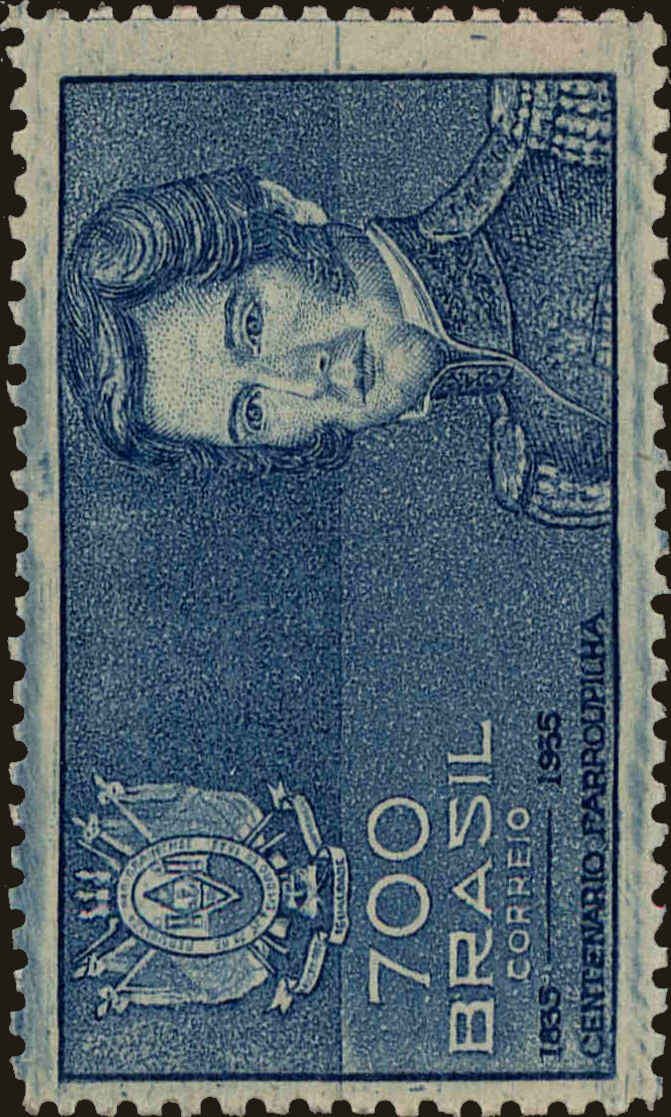 Front view of Brazil 409 collectors stamp