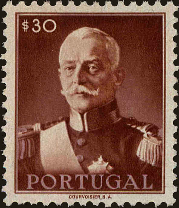 Front view of Portugal 651 collectors stamp