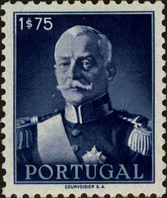 Front view of Portugal 655 collectors stamp