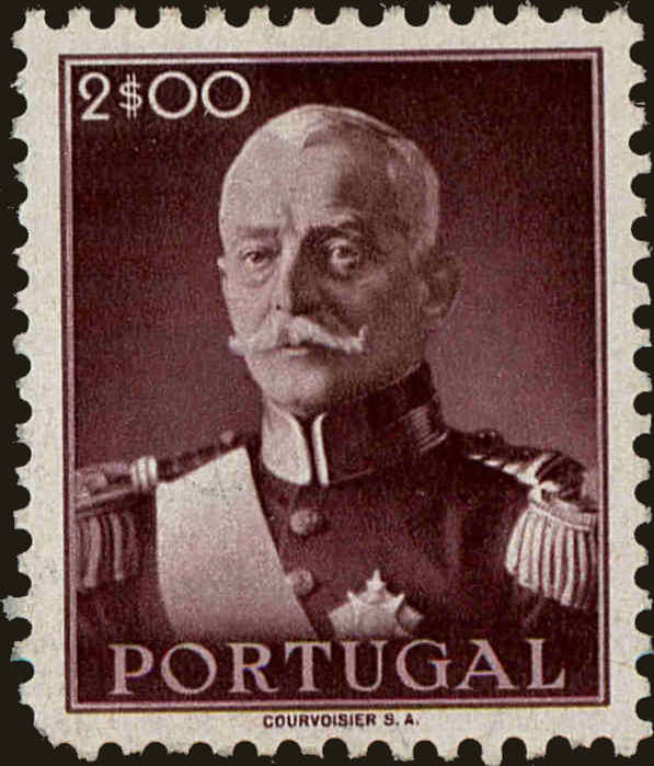 Front view of Portugal 656 collectors stamp