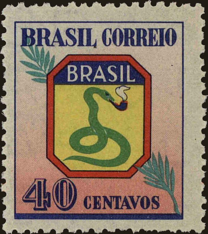 Front view of Brazil 636 collectors stamp