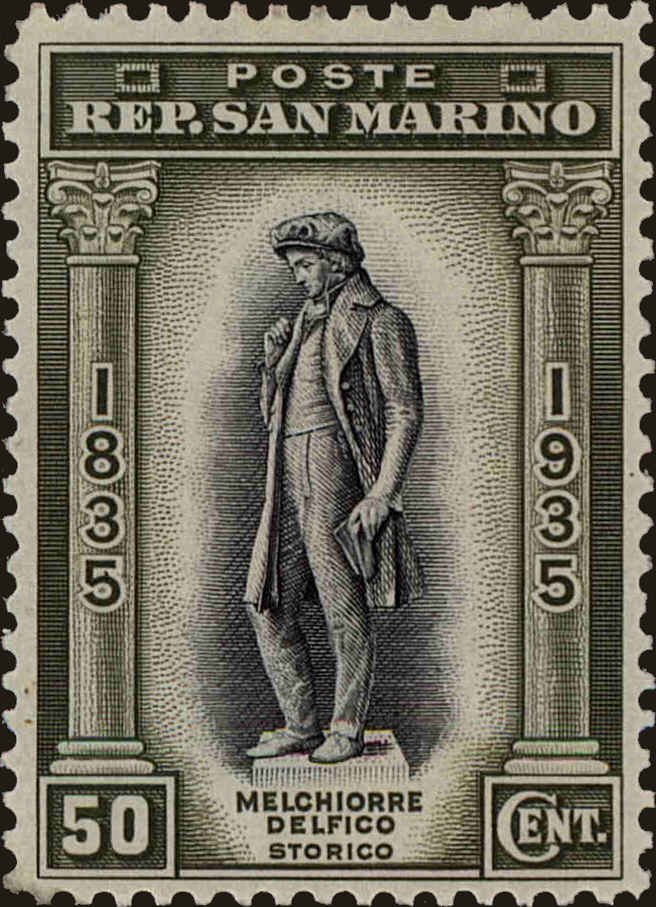 Front view of San Marino 176 collectors stamp