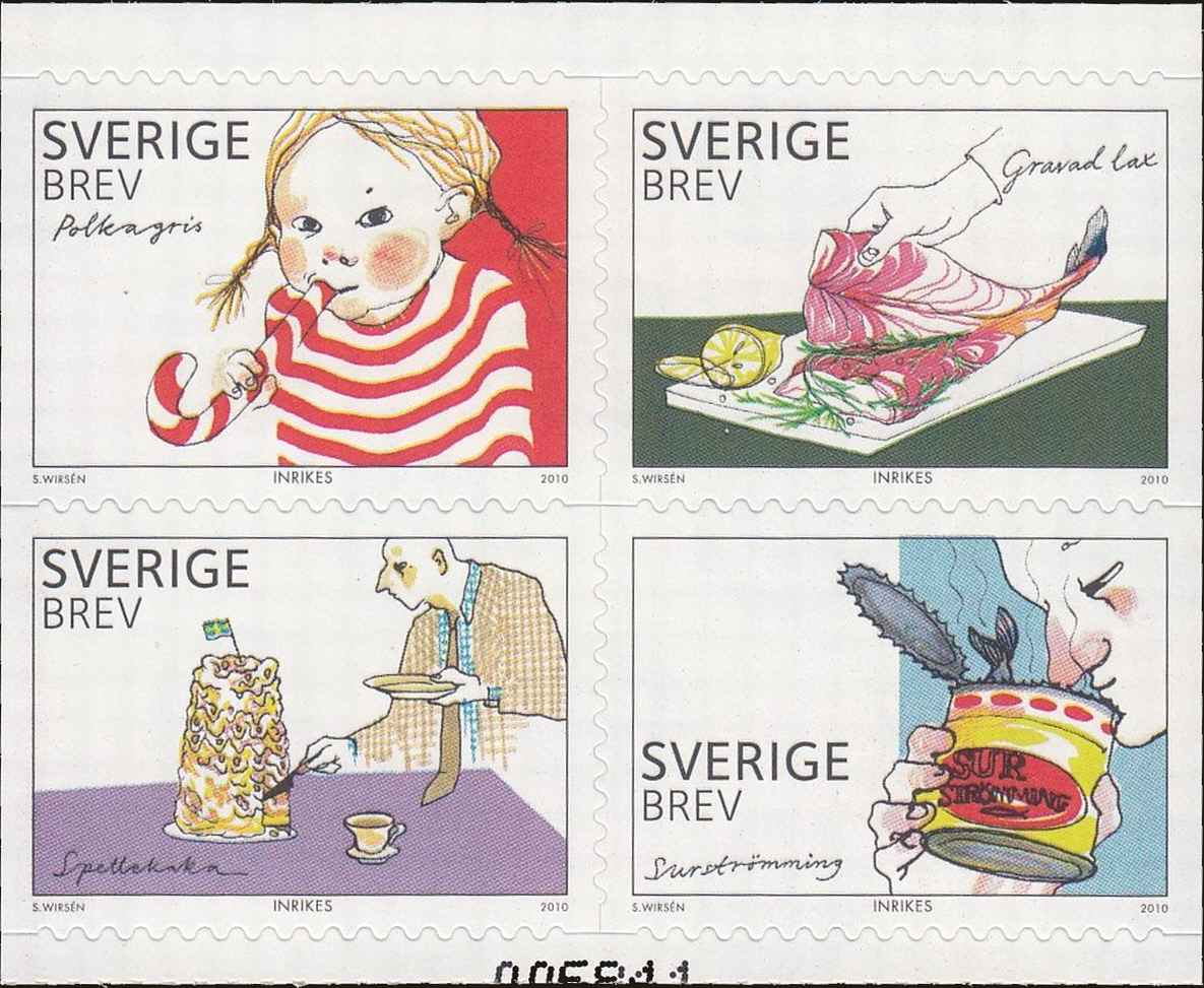Front view of Sweden 2645 collectors stamp