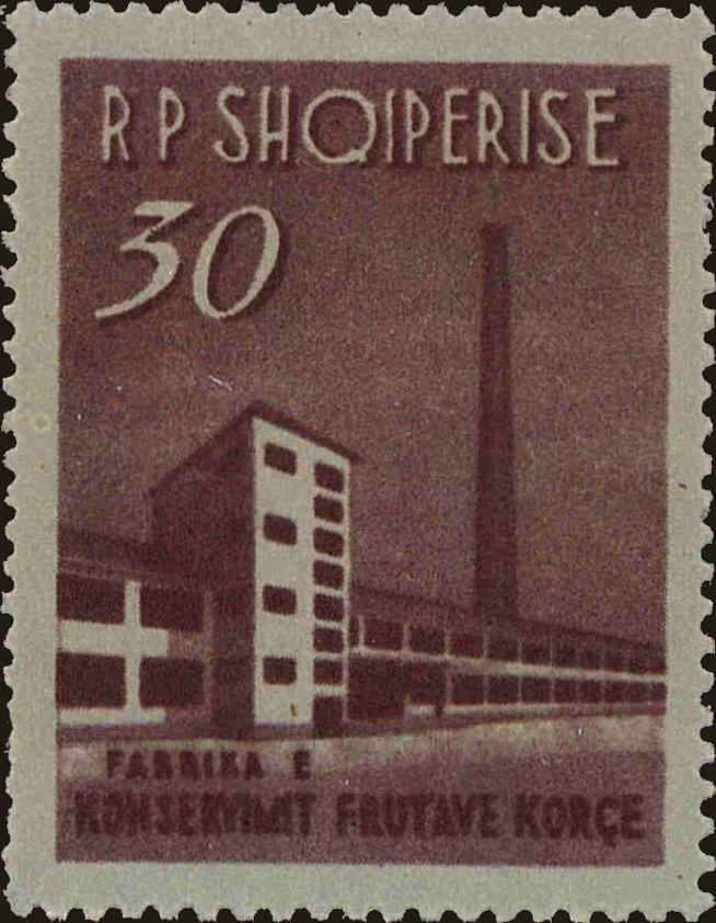 Front view of Albania 699 collectors stamp
