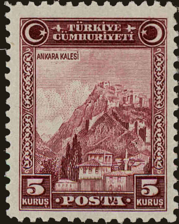 Front view of Turkey 690 collectors stamp