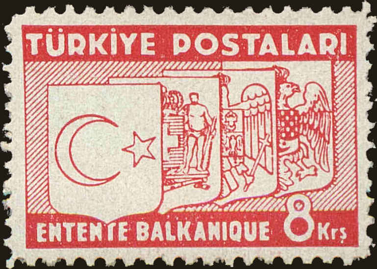Front view of Turkey 785 collectors stamp